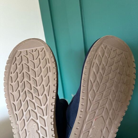 Koolaburra UGG Women’s Remley Navy Suede Mini Faux Shearling Lined Mini Boot - Picture 8 of 9